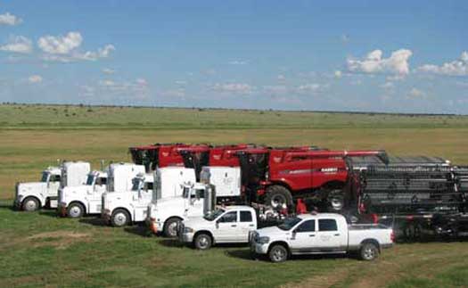 Odegard Harvesting 7088 CHI combines